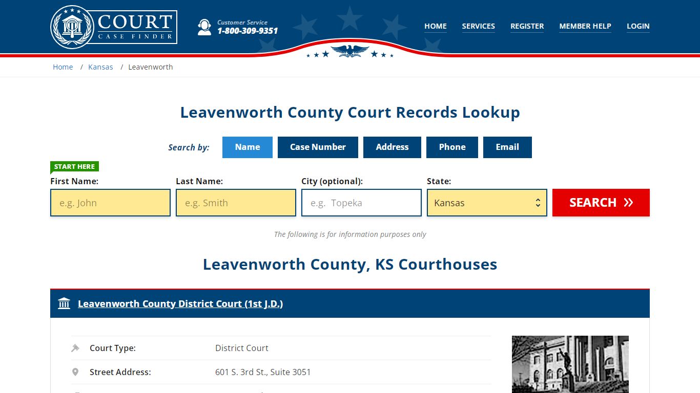 Leavenworth County Court Records | KS Case Lookup